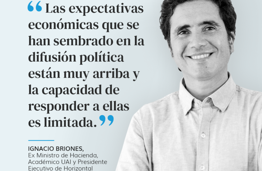 Ignacio Briones: “Estamos viviendo un espejismo económico”