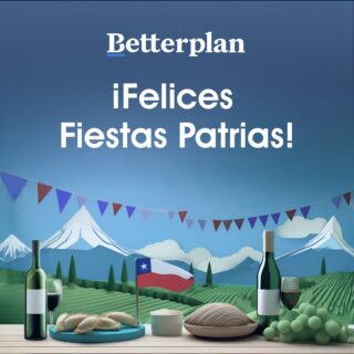 En este 18 de Septiembre, Betterplan les desea unas muy felices Fiestas Patrias. 🇨🇱😁🙌🏼