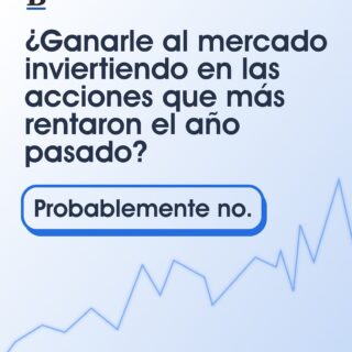 📉📈 ¿Invertir en las acciones con mejor rendimiento del año pasado es una buena estrategia? La historia demuestra que no siempre. ❌ Perseguir a los “ganadores del pasado” puede aumentar el riesgo y generar menores retornos. 🚨 En nuestro nuevo carrusel te explicamos por qué esta estrategia no funciona y cómo una inversión diversificada puede ayudarte a obtener mejores resultados. 💡📊 Lee el análisis completo en nuestro blog y toma decisiones más inteligentes con Betterplan (link en la bio)🔗