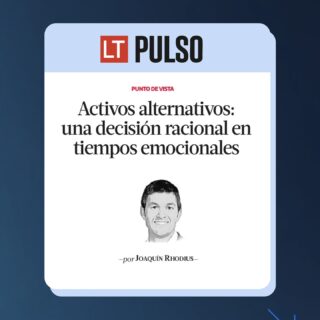 Nuestro director comercial y cofundador, Joaquín Rhodius, comentó en una columna publicada en Pulso La Tercera cómo los activos alternativos pueden ser una decisión racional en momentos de alta volatilidad.

En Betterplan promovemos esa mirada: una estrategia de inversión no debe limitarse a reaccionar, sino también anticipar y adaptarse con coherencia al contexto.

Descubre cómo integrar este tipo de activos en tu portafolio con un plan personalizado.

📩 Agenda tu asesoría desde el perfil.

#PulsoLaTercera #ActivosAlternativos #InversiónInteligente #Betterplan #EducaciónFinanciera #GestiónDeRiesgo