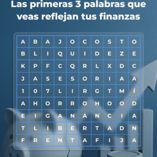 🔍 Las primeras 3 palabras que encuentres reflejan tu relación con el dinero.
Cada una dice algo sobre tu forma de invertir y planificar tus finanzas.

💬 Comenta qué palabras viste primero y cuéntanos si te identifican.

✨ Hay 11 palabras, ¿Puedes encontrarlas todas?

#educacionfinanciera #finanzaspersonales #ahorro #inversiones