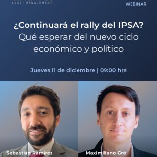 📈 ¿Seguirá el rally del IPSA?

Un nuevo ciclo económico y político podría estar tomando forma… y entenderlo hoy es clave para invertir con criterio.

Este jueves 11 de diciembre a las 09:00 hrs conversamos junto a LarrainVial sobre:
• qué está impulsando al IPSA,
• qué mirar de cara a 2025,
• y cómo podría afectar tu estrategia.

👉 ¿Quieres el link para inscribirte? Comenta “webinar”.