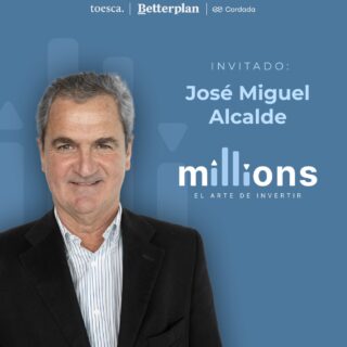🚨 Próximamente: un nuevo capítulo de Millions: El arte de invertir llega con José Miguel Alcalde, Presidente de Falcom Asset Management, una de las administradoras de fondos más prestigiosas de Chile.
 
🎙️ Junto a Matías del Río y José Tomás Valente, comparte una historia marcada por disciplina, trabajo duro, reinvención y convicción.
 
🔔 Activa recordatorios y mantente atento al estreno.
Con el apoyo de Toesca, Betterplan y Cordada.