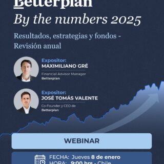📈 ¿Quieres entender qué funcionó en 2025 y cómo prepararte para 2026?  

En este webinar tendremos una conversación abierta y directa donde revisaremos los resultados reales de nuestras estrategias, el desempeño de los portafolios, y los fondos que recomendamos durante el año. Además, compartiremos cómo estamos leyendo el escenario actual y qué viene para 2026 en términos de inversión y estrategia.  

👉 Comenta “webinar” y te enviamos el link de inscripción por mensaje directo.