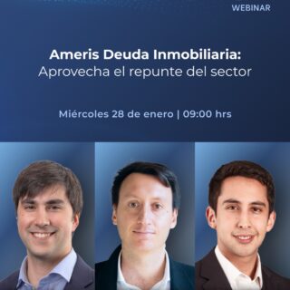 📈 Una alternativa para complementar tu portafolio en el contexto actual
En este webinar junto a Ameris profundizaremos en una estrategia de inversión diseñada para diversificar y complementar portafolios tradicionales: el Fondo Ameris Deuda Inmobiliaria.
 
Abordaremos cómo funciona la deuda privada inmobiliaria como mecanismo de financiamiento directo a proyectos a lo largo del país, cuáles son los atributos clave del fondo, su rentabilidad objetivo, y por qué esta clase de activo se ha consolidado como una de las alternativas más relevantes para inversionistas institucionales y de alto patrimonio.
 
👉 Comenta “webinar” y te enviamos el link de inscripción por mensaje directo.