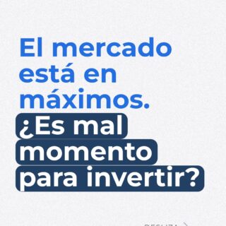 📈 El mercado está en máximos… y eso incomoda.
 
Instintivamente pensamos que lo prudente es esperar una caída. Pero cuando miramos la historia del S&P 500, los máximos suelen ser parte del proceso natural de crecimiento, no el final del ciclo.
 
Gran parte de las subidas ocurren mientras el mercado marca nuevos récords. Y muchas veces, quedarse esperando “el momento perfecto” termina costando más que entrar en un punto que parecía caro.
 
Invertir no es adivinar techos.
Es construir una estrategia que funcione incluso cuando el mercado hace lo que siempre ha hecho: avanzar en el largo plazo.
 
💬 ¿Tú esperarías una corrección o invertirías igual?