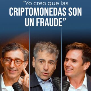 🎙️ “Las criptomonedas son un fraude.”
 
En este capítulo de Millions, Andrés Velasco no se guarda nada. Distingue entre stablecoins con respaldo y criptomonedas sin valor intrínseco, y plantea una pregunta incómoda: si no tienen respaldo ni uso claro, ¿qué es lo que realmente estás comprando?
Una reflexión sobre valor, confianza y activos que dependen únicamente de lo que otros estén dispuestos a pagar.
 
📉 Una conversación junto a Matías del Río y José Tomás Valente sobre riesgo, fundamentos y el peligro de invertir en lo que no se entiende.
 
👉 Mira el capítulo completo en YouTube, Spotify o Apple Podcasts.