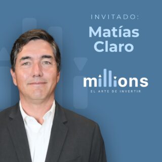 🎙️ Nuevo invitado en Millions: El arte de invertir

Matías Claro, director y gerente general de Grupo Prisma y fundador del CDF, con una trayectoria marcada por la creación y gestión de negocios en distintos sectores.

👉 Miércoles a las 18 hrs en YouTube, Spotify y Apple Podcasts.