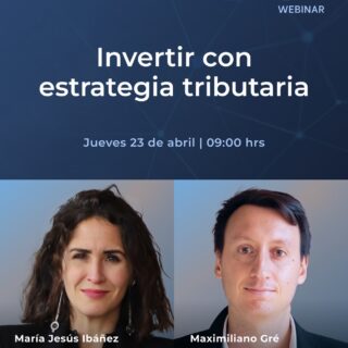 Webinar: Optimización y Eficiencia Tributaria 💻
 
¿Sabes cómo afectan los impuestos y costos a tus inversiones? En plena Operación Renta, te enseñamos a optimizar tu patrimonio y lograr mayor eficiencia tributaria.
 
🏠 ¿Cuándo? Jueves 23 de abril.
📍 ¿Dónde? Online.
 
👇 ¿Quieres el link de acceso?
Comenta la palabra WEBINAR y te lo enviamos. 📩