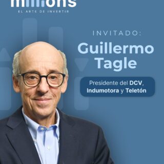 ¡Nuevo capítulo de Millions! 🎙️
 
En el próximo episodio de Millions: El Arte de Invertir, recibimos a Guillermo Tagle. Exploramos su trayectoria, los desafíos del mercado actual y sus aprendizajes tras años en la cima del mundo corporativo.
 
👉 ESTRENO: Miércoles | 18:00 hrs.
 
¡Prepárate para una clase magistral de finanzas y gestión!