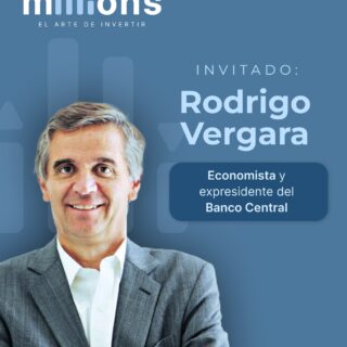 ¡Nuevo capítulo de Millions! 🎙️

En el próximo episodio de Millions: El Arte de Invertir, recibimos a Rodrigo Vergara, economista y expresidente del Banco Central. Una conversación imperdible junto a uno de los referentes más importantes del escenario económico y financiero.

👉 ESTRENO: Miércoles | 18:00 hrs.