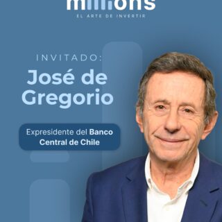 🎙️ Durante años estuvo en el centro de algunas de las decisiones económicas más importantes de Chile.

José De Gregorio, expresidente del Banco Central y exministro de Economía, Energía y Minería durante el gobierno de Ricardo Lagos, llega a Millions para conversar sobre inflación, crecimiento, política económica y los desafíos que marcarán el futuro del país.

Una conversación sobre economía, mercados y las decisiones que terminan impactando la vida de todos los chilenos.

📆 Próximamente...