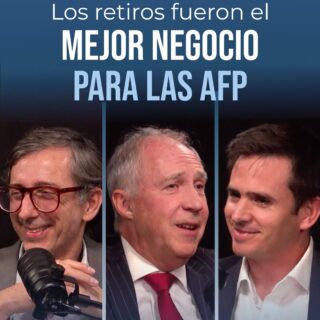 💰 ¿Las AFP ganan más dinero cuando aumenta la cotización?

En este capítulo de Millions, Cristián Rodríguez, histórico gerente general de AFP Habitat, aborda uno de los mitos más repetidos sobre el sistema previsional.

Explica cómo funcionan realmente las comisiones de las AFP, por qué aumentar la cotización no cambia sus ingresos y por qué, según él, los retiros previsionales terminaron siendo un mejor negocio para la industria de lo que muchos imaginan.

💡 Una conversación que desafía varias de las ideas más instaladas sobre las AFP y cómo opera el sistema de pensiones en Chile.

👉 Escucha el capítulo completo en YouTube, Spotify y Apple Podcasts.